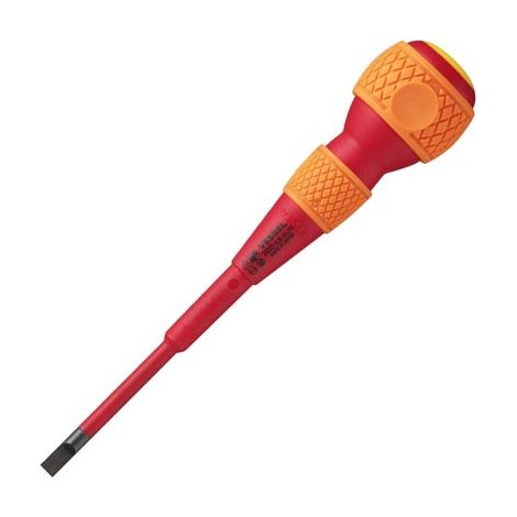Tournevis Ball Grip Vde Isole 1000V Pour Vis A Fente 6X150Mm Vessel