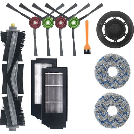 Accessoires pour balayeuse T10 TURBO : brosse principale, brosse latérale, filtre de nettoyage-AquaForge (1/5)