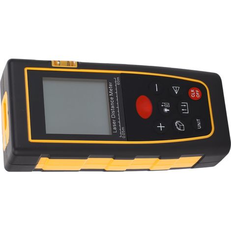 Irovami Télémètre portable de haute précision avec écran LCD, mesure de 0,05 à 60 m, idéal pour les professionnels et les bricoleurs. (1/5)
