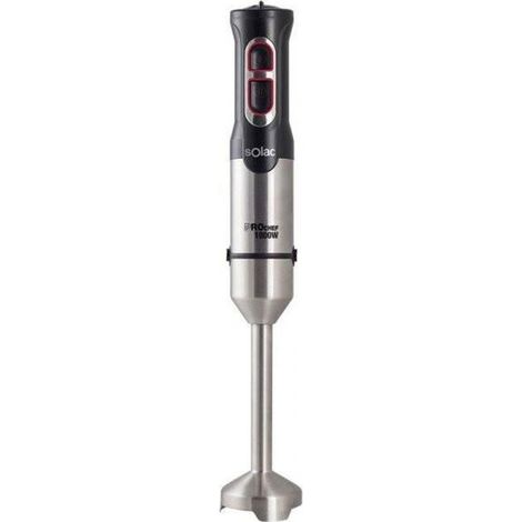 Mixeur Plongeant - SOLAC - Pro Pied Métal - 1000W - Fonction Turbo - Verre doseur 600mL (1/2)