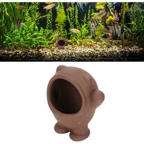 Décoration d'Aquarium en Céramique pour Poissons et Créatures Aquatiques - Grotte Naturelle pour la Reproduction et le Jeu - Parfait pour les Shrimps et les Cichlidés-AUTRES (1/5)