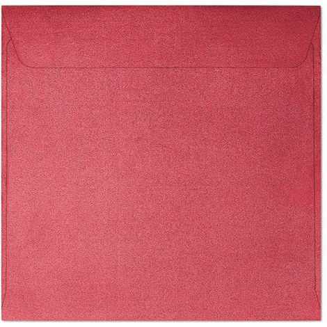 Sobre de 145 mm x 145 mm, color rojo perla, 120 g/m² (10 unidades) (1/2)