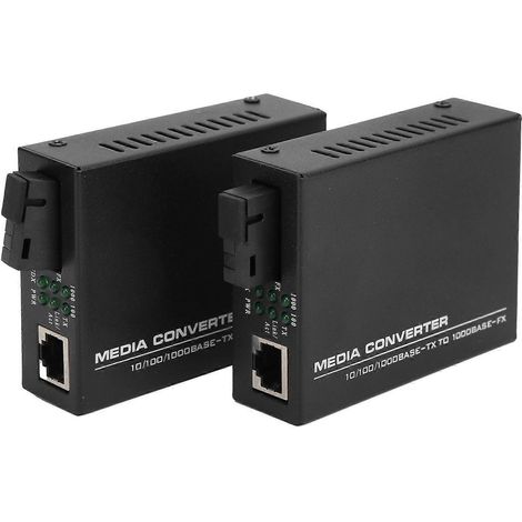 XXS1F1G(A)/XXS1F1G(B) Glasfaser-Transceiver Gigabit Singlemode SingleFiber Ethernet Medienkonverter DC 5 (1/4)