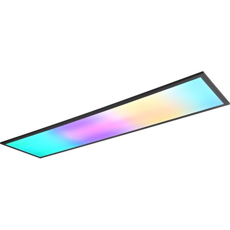 Plafonnier LED REALITY Beta R67661232 noir, 31 W, 3600 lm, CCT, RGB (1/5)
