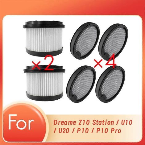 filtres et 4 cotons filtrants pour nettoyeur de filtres Z10 Station / U10 / U20 / P10 / P10 Pro - Pièces de rechange (1/5)