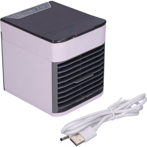 Ventilateur USB rafraîchissant avec humidificateur - Pour voiture, bureau et maison (1/4)