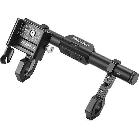 Porte-bagages arrière pour VTT, support en alliage d'aluminium avec support pour téléphone (1/5)