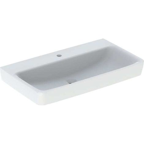 Geberit Renova Plan, lavabo, 85x48 cm, 1 agujero para grifo, sin