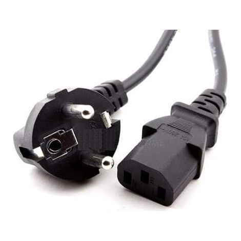 Cordon Câble Secteur Alimentation Electrique 1.5m 150cm Standard C13 Noir