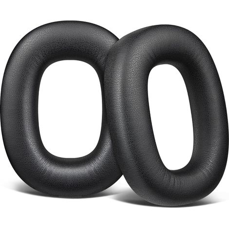 Coussinets d'oreille Bowers & Wilkins PX7S2 PX8 en cuir véritable noir, taille 10 (1/5)