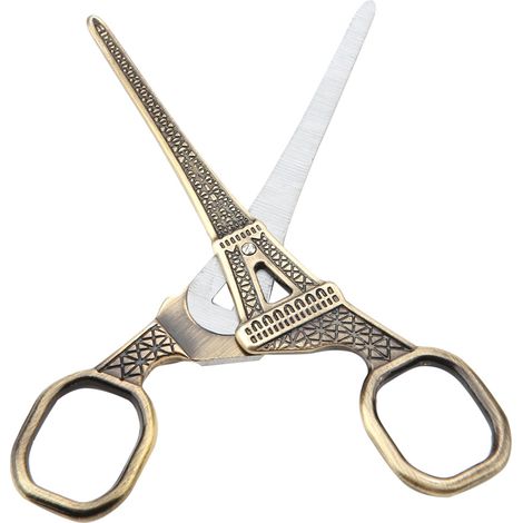 Ciseaux de Couture en Forme de Tour Eiffel pour Broderie et Artisanat DIY (Bronze) (1/5)