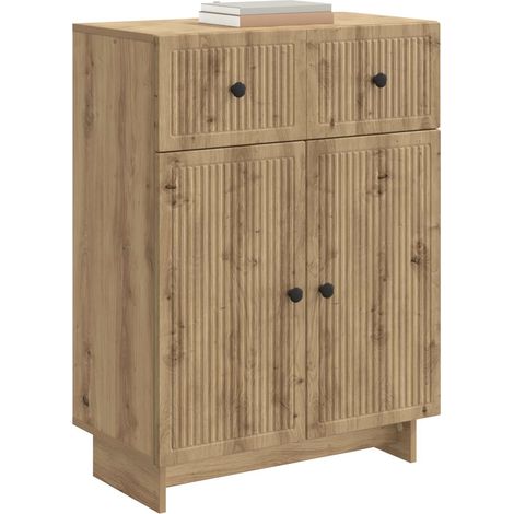 Maison Exclusive - Credenza con cassetto Rovere Artigianale 66 x 34,5 x 90 cm
