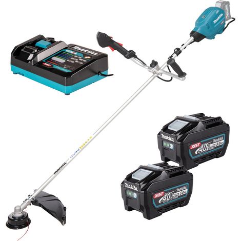 Makita Akku-Freischneider UR013GT204, 40 V, incl. 2x Akku XGT 5 Ah, Schnellladegerät, Zubehör, Karton (1/4)