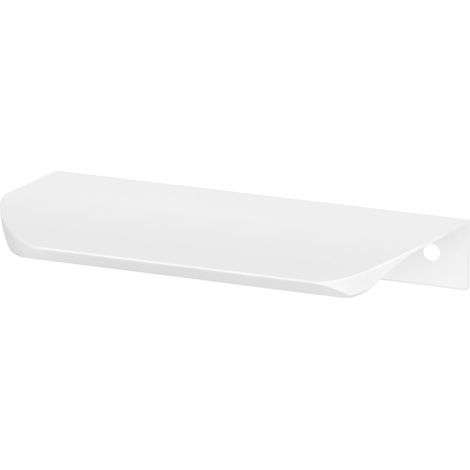 Maniglia per bordo mobile in alluminio bianco, 50 cm, leggera e resistente, per armadi UA02 (1/5)