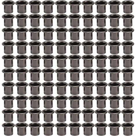 Metal Grommets Eyelets Rivets 100pcs 4 Mm Round Hole Intérieur ACCESSOIRES DE TIRMAFF avec Laveuses pour Chaussures Sac à Ceinture Sac à Charge (6MM) (1/4)
