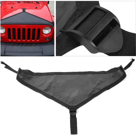 Protection de capot avant Hesd compatible avec Jeep Wrangler JK 2007-2017 (modèle squelette) (1/5)