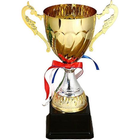 Trophée sportif en alliage, trophée de compétition en métal, trophée d'honneur pour tournoi scolaire (24 cm)-2414cm