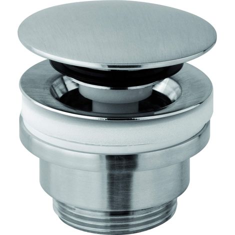 Piletta, con scarico clic-clac Steel Looking Paffoni ZSCA050ST  Steel looking (1/2)