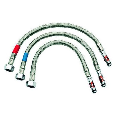 Jeu de tuyaux de raccordement 43566 Eurodisc SE Autocollant-Br-therm. chrom (1/3)