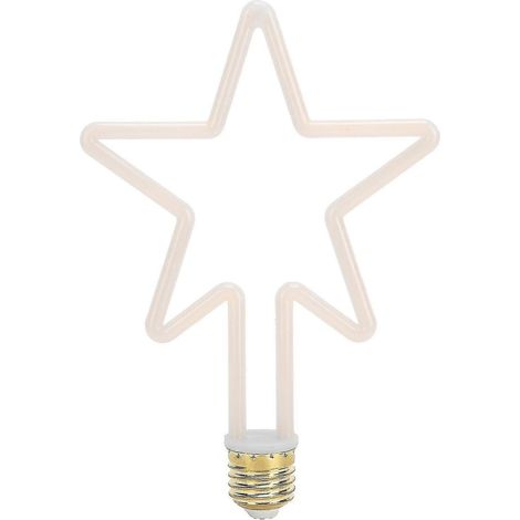 Ampoule décorative LED E27/2700K 8W en forme d'étoile à 5 branches pour éclairage intérieur festif 220-240V (1/5)