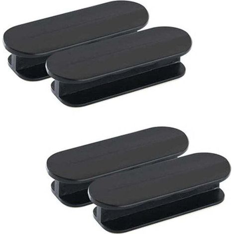 Boutons et poignées de meubles,Lot de 4 poignées auto-adhésives pour placard de cuisine, tiroir, fenêtre, porte coulissante (1/4)