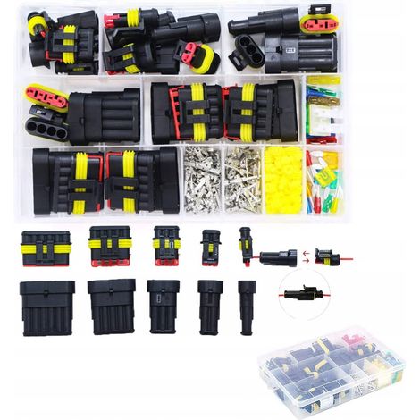 Set connettori elettrici ermetici 240 pz.