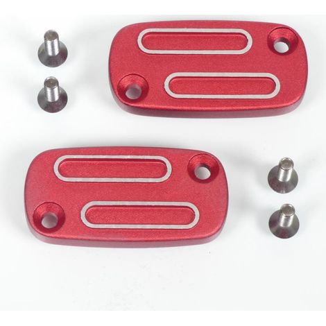 Paar Deckel Hauptzylinder Alu rot tnt für Roller peugeot 50