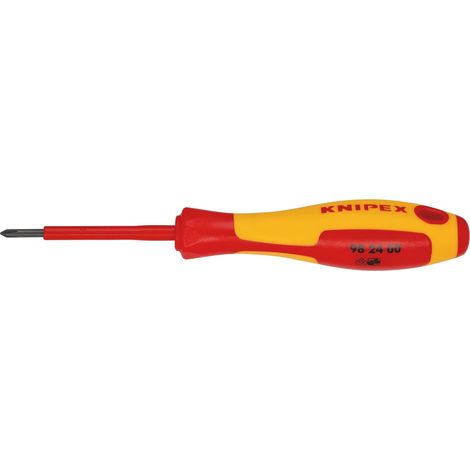 Draper 18800 KNIPEX 98 24 00 VDE Insulated Screwdriver, PH0 x 60 mm
