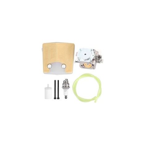 Kit carburateur, filtre à air et bougie d'allumage compatible avec les tronçonneuses Jonsered 625, 630 et 625.