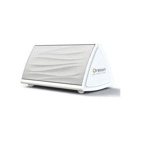 Enceinte Bluetooth sans fil - OREGON SCIENTIFIC - Boombero Tria - Blanc - Résistant aux éclaboussures (1/2)