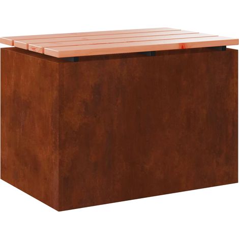 Maison Exclusive - Gartenbank Wetterfeststahl 60 x 40 x 43 cm
