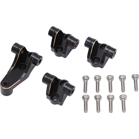 Lot en laiton anti-rouille pour fixation de biellette de direction universelle, pièce améliorée pour voitures Traxxas RC (1/5)