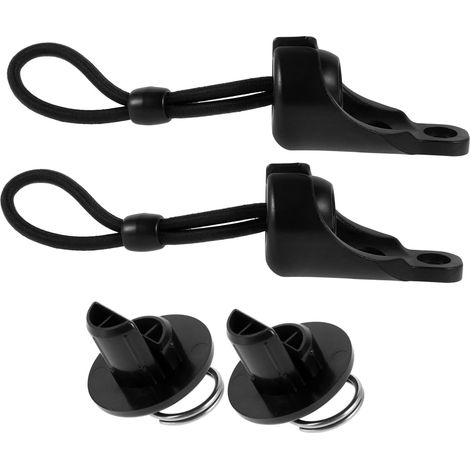 Kit De Remplacement De Cordon De Store Enrouleur Avec Embouts Élastiques Pour Tringle À Rideau 6 Pièces (1/4)