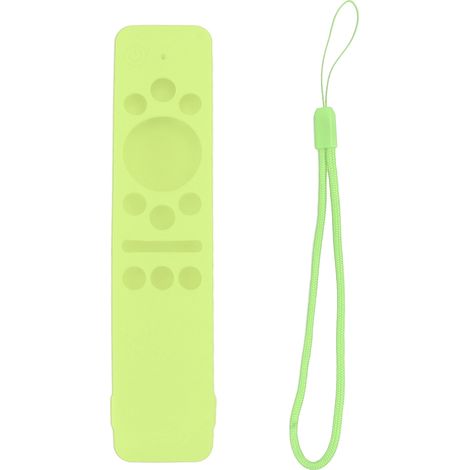 Housse de protection en silicone pour télécommande Samsung Smart TV BN59 01259E 1259B 1312A 1312B, vert fluorescent (1/5)