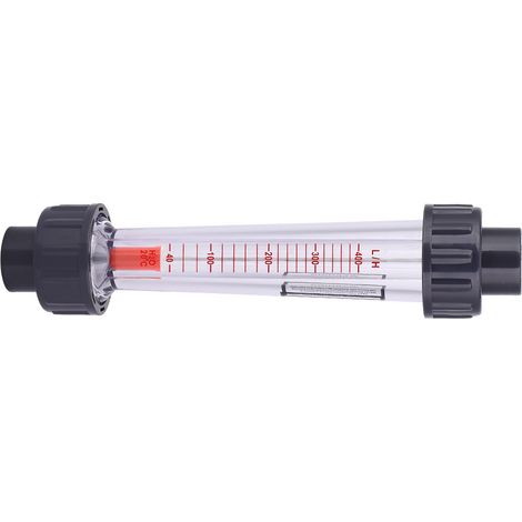 Débitmètre à tube plastique LZB-15(D) - Haute précision - Résistant aux acides et aux alcalis - 40-400 L/h (1/5)