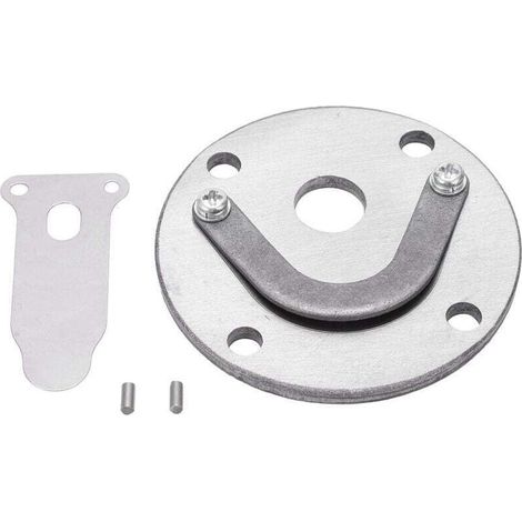 Plaque de Valve de Compresseur d'Air en Métal U 3/8 Pouces 45x47mm Pièce de Rechange (1/4)