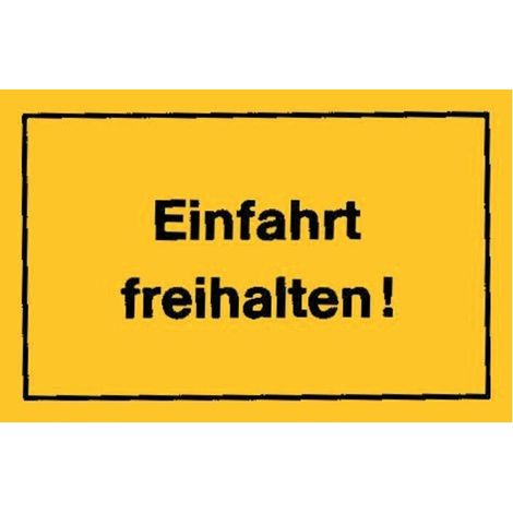 Verbotsschild 250x150mm Einfahrt freihalten (1/2)