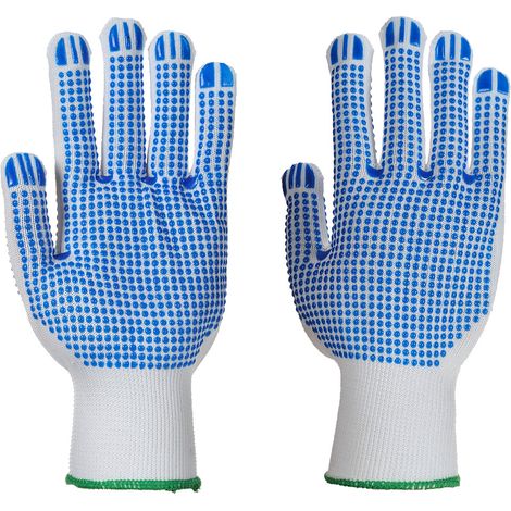 Guante Polka Dot Plus: Resistencia y Versatilidad para tu Trabajo / Blanco Rojo / S