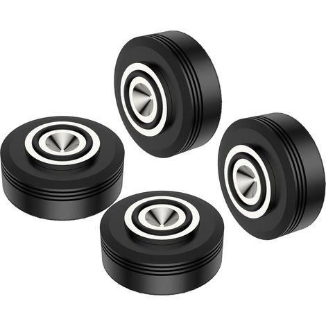 Lot de 4 pieds de haut-parleur - 50 × 20 mm - Coussinets à pointes - En aluminium - Amortisseur - Pieds d'isolation - Pour amplificateur, platine disque, caisson (1/5)
