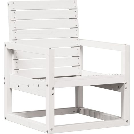 Maison Exclusive - Sedia da Giardino Bianca 57,5x63x76 cm Legno Massello di Pino