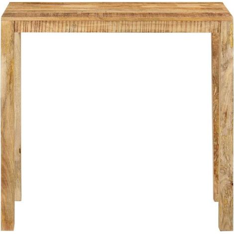 Bar Comptoir en Bois Massif de Manguier 112x55x108 cm (1/5)