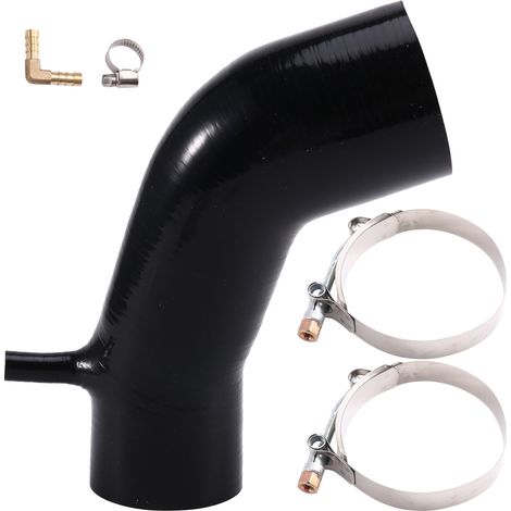 1 colour: Black Material: Silicone air inlet hose Flexible silicone air inlet hose 06H129629F. (1/5)
