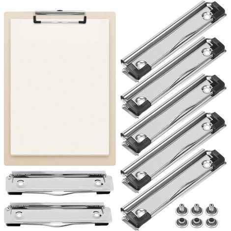 FOMIYES Pinces métalliques de 12 cm avec clous pour panneau (1/5)