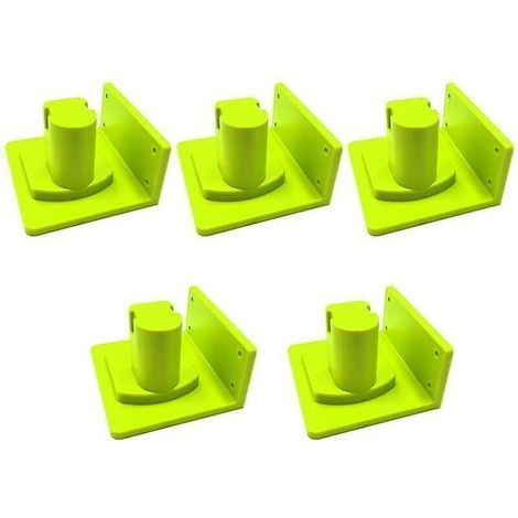 Support de stockage de machine à montage mural 5pcs pour outil de batterie Ryobi 18v One + (1/4)
