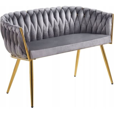 Divano SF2-FX (G) velluto grigio