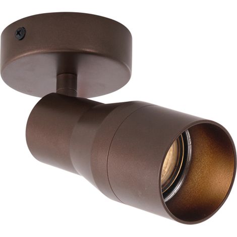 Modern Ceiling Spotlight Dark Bronze GU10 50mm Round - Stanley