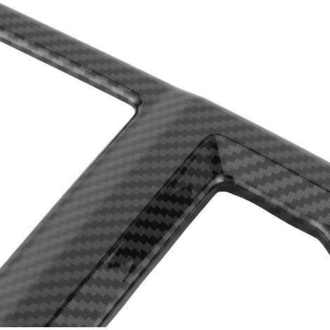 Modification automobile : sorties d'échappement arrière pour Ford F150 2015-2020 avec texture fibre de carbone. (1/5)