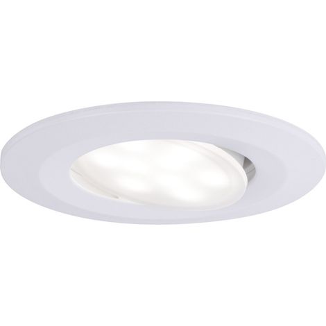 Paulmann LED-Bad-Einbauleuchte 10er Set 65 W Weiß (matt) (1/5)