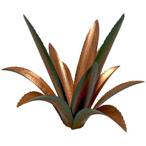 Décorations de jardin, sculpture de tequila, plante d'agave rustique, décoration de jardin extérieur, pelouse, art de jardin 13,78 pouces (1/5)