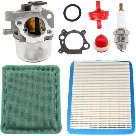 Kit de filtre à air pour carburateur compatible avec les tondeuses autoportées Troy Bilt modèle 11A-A26M011 et Yard Machine MTD 11A-B16M029 (21 pouces, 6,75 ch). (1/5)